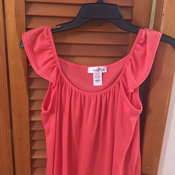 Perfectly Priscilla orange sleeveless top. NWOT - Picture 3 of 4